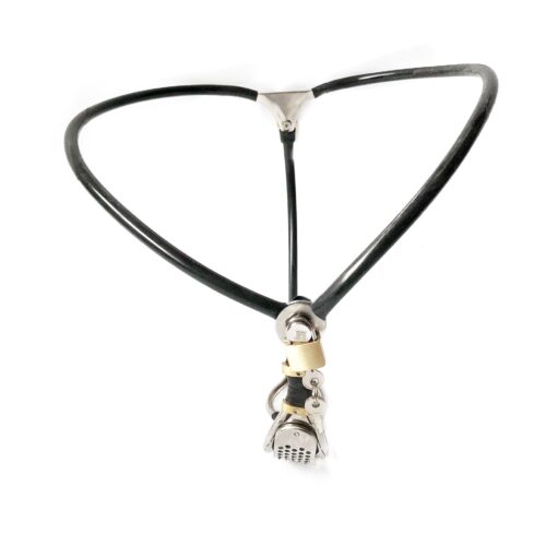 Black Emperor Y-Type Female Chastity Trousers Stainless Steel Stealth Chastity Belt - Image 6