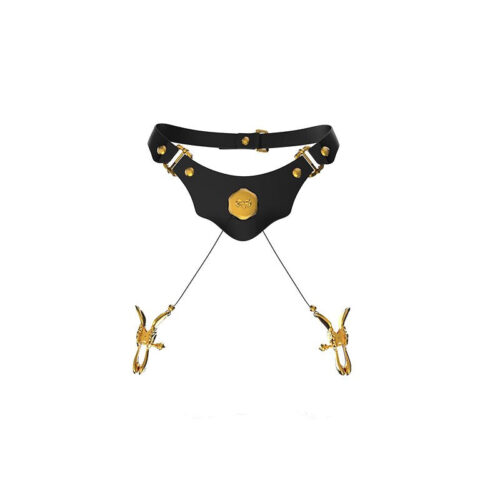 Upko Mystic Bond Collection - Collar With Pulling Nipple Clamps - Image 8