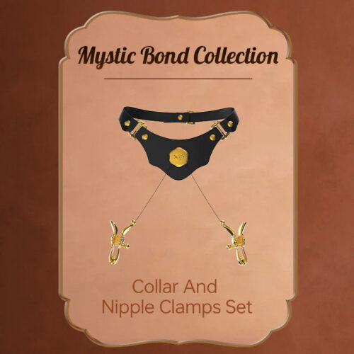 Upko Mystic Bond Collection - Collar With Pulling Nipple Clamps - Image 7