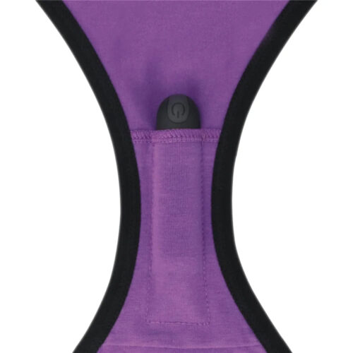 Purple Slide Vibrating Panties Paired With Remote Control Bullet - Image 5