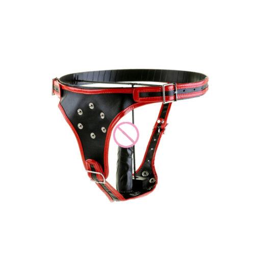 Black emperor Dildo Chastity Belt Strapless Strap On Dildo - Image 2