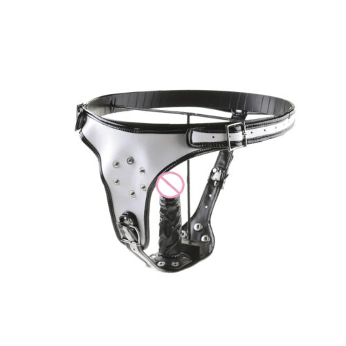 Black emperor Dildo Chastity Belt Strapless Strap On Dildo - Image 4