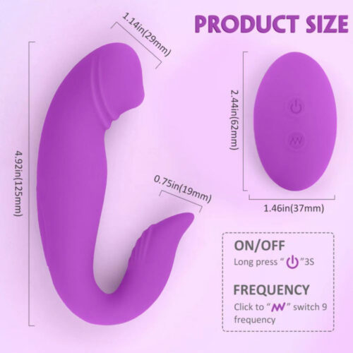 SHD Manny Dual-Motor Rolling G-spot & Clitoral Vibrator - Image 5