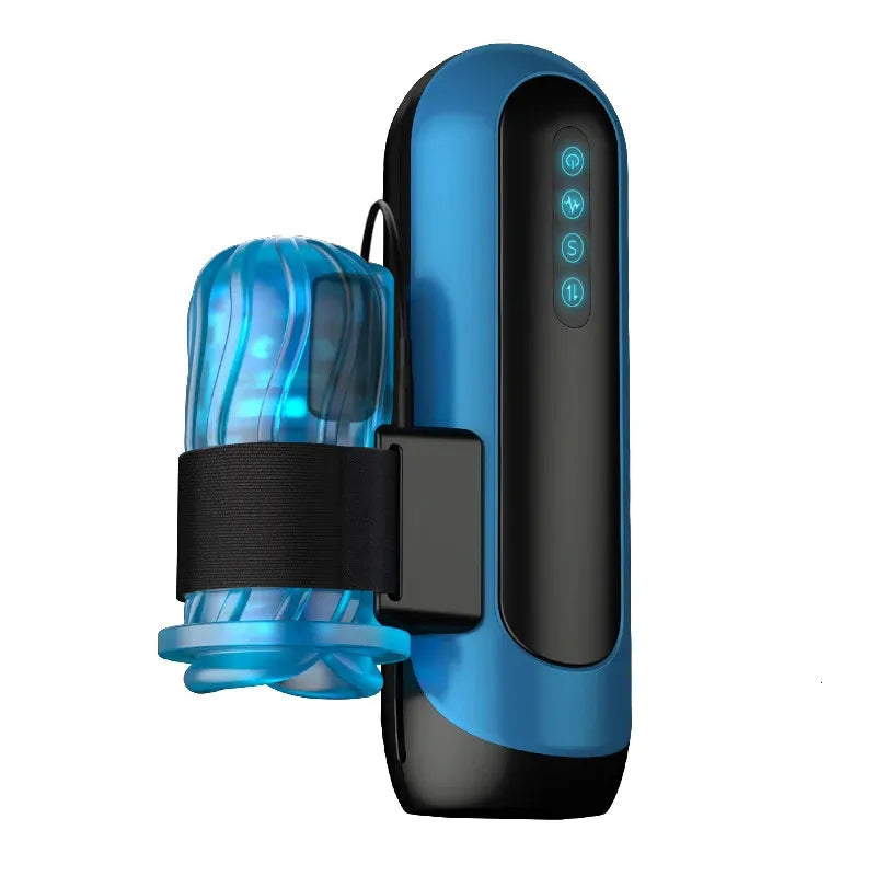 EASY.LOVE Skylon Deep Throat Thrusting Sucking Vibration Telescopic Masturbator - Image 7