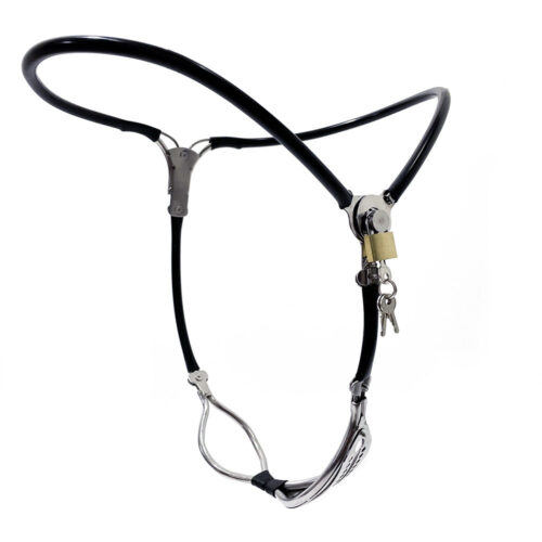 Black Emperor Y-Type Female Stainless Steel Invisible Chastity Belt - Image 2