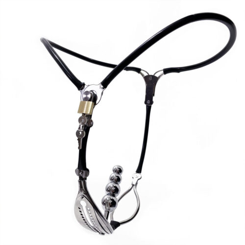 Black Emperor Y-Type Female Stainless Steel Invisible Chastity Belt - Image 5