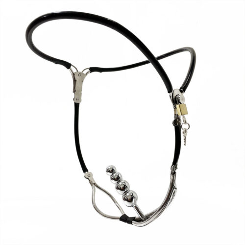 Black Emperor Y-Type Female Stainless Steel Invisible Chastity Belt - Image 6