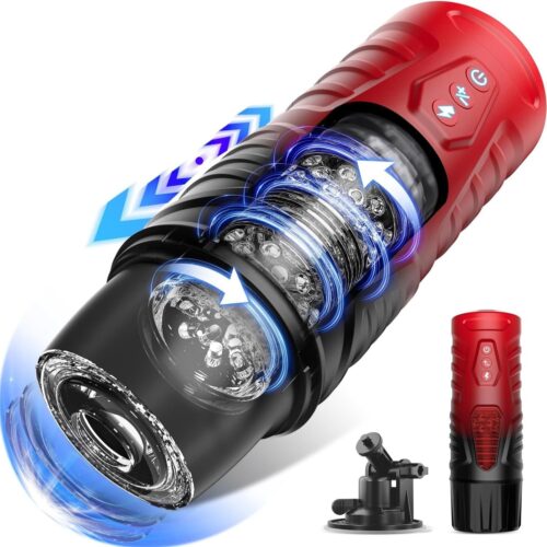 HANNIBAL Automatic Male Masturbator with 7 Thrusting 7 Rotating - Image 2