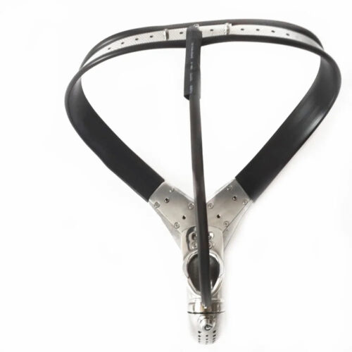 Black Emperor stainless steel men chastity belt - Image 3