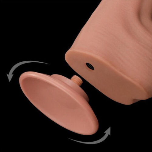 11.5'' King Sized Sliding Skin Dual Density Dildo - Image 6