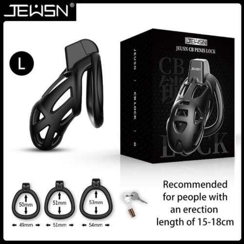 JEUSN CB PENIS LOCK male chastity cage adult penis Rings sex toy - Image 4