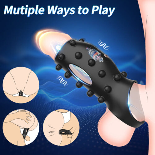 LeiLu Delay Trainer Vibrating Penis Cock Ring - Image 7