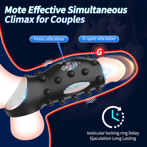 LeiLu Delay Trainer Vibrating Penis Cock Ring - Image 11