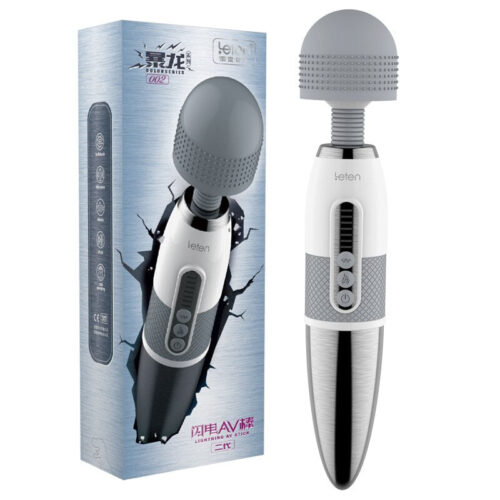 Leten lightning Huge Big Head Magic Wand AV Stick Vibrator - Image 4