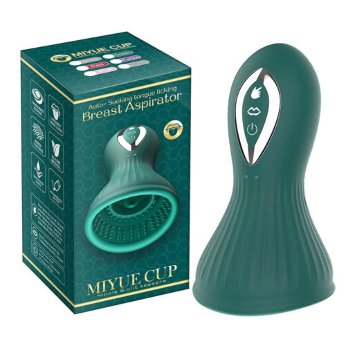 MIYUE cup auto-sucking tongue licking Breast aspirator Nipple clit teasers - Image 3