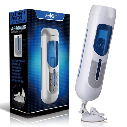 Alternative view of Leten new A380II Piston Telescopic Male Masturbator