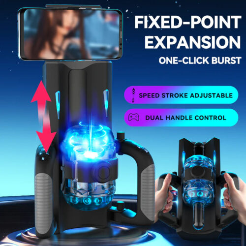 New Arrivals Masturbation cup Thrusting Cannon King Mini 6-Segment Fixed-point Telescopic Male Masturbator - Image 3