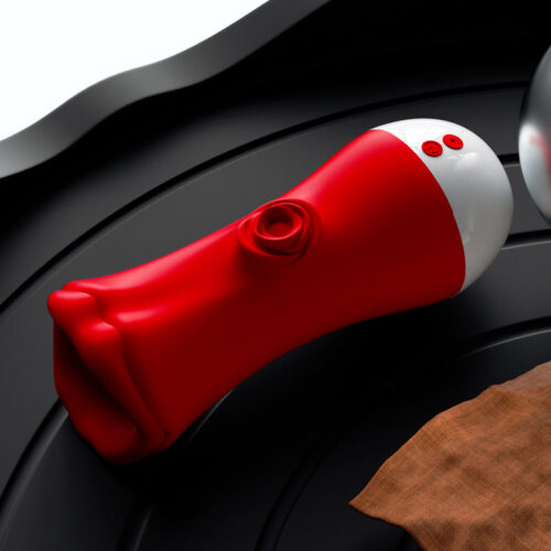 New Deep throat sucking Red lip airplane cup oral love for men - Image 6