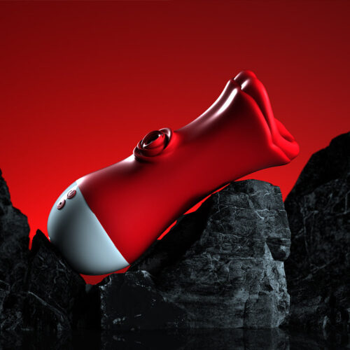 New Deep throat sucking Red lip airplane cup oral love for men - Image 7
