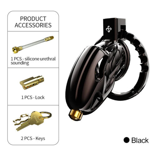 New Sevanda Outlaw Urethral Sounding Chastity Cage - Image 9