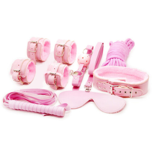 Yeain leather plush 7-piece SM bondage kit - Image 2