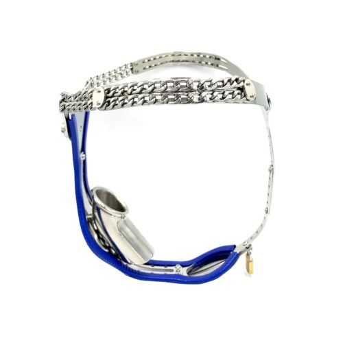 Press Lock Male Full Adjustable Stainless Steel Chastity Belt Cock Penis Cage for men - Image 3
