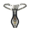 Press Lock Male Full Adjustable Stainless Steel Chastity Belt Cock Penis Cage for men