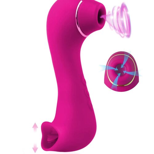 2024 hot sale 2 IN in Clitoral Sucking and licking Vibrator G spot stimulator vaginal Nipple Massager for women - Image 4