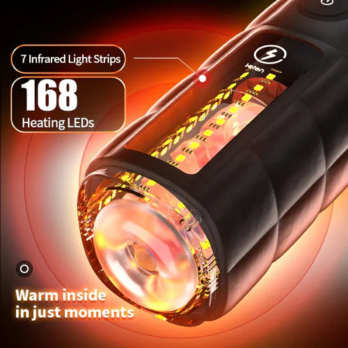 Zero Leten Gravity Auto male Masturbator 10 Thrusting 6 Gears Speed Luxury Vibrating Stroker - Image 11