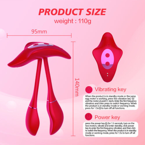 Panty vibrator APP control wearable insertable vibrator Multiple stimulation toys for women - Image 3