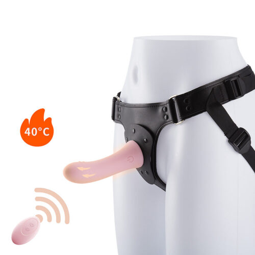ROOMFUN CH-004M Strap on Auto-heating Dildo