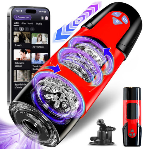 Dark Knight Automatic Thrusting Rotation Real Moan Male Masturbator - Image 9