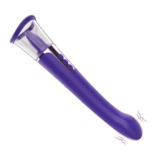 SHD H004 3 in 1 Clitoral Sucking G Spot Vibrator & Clit Licking Tongue - Image 4