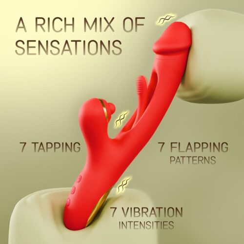 2024 hot sale Thrusting Dildo female Flapping Tapping vibrating vibrator - Image 4