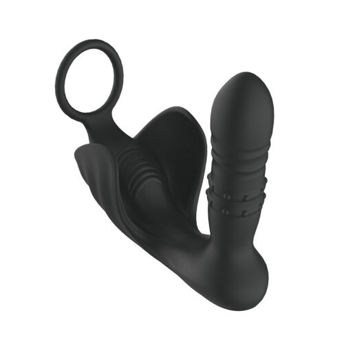 Samurai 9 Thrusting Remote Control Anal Prostate Massager With Cock Ring - Image 3