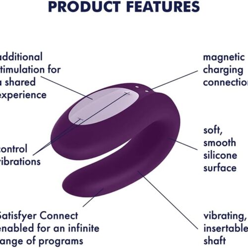 Satisfyer Partner Box 2 Cock Ring Double Joy and Rpyal one APP control - Image 5