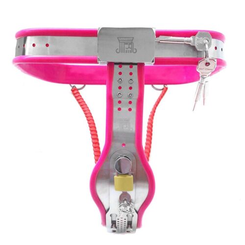 Black Emperor Stainless Steel Metal Female Y-Type Chastity Pants - Image 5