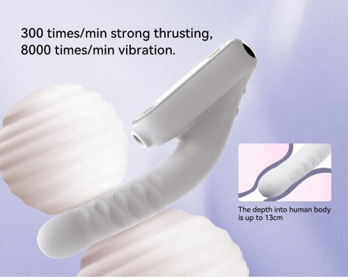 Qingnan #7 Multifunction Thrusting Vibrator Clit Stimulator - Image 6