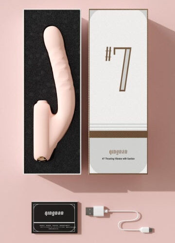 Qingnan #7 Multifunction Thrusting Vibrator Clit Stimulator - Image 8