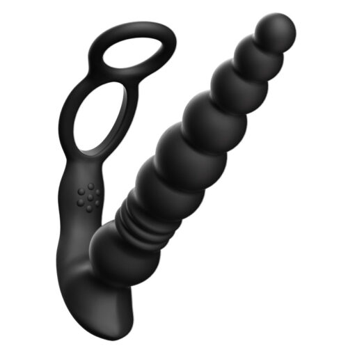 Thrusting Anal Beads with Cock Ring with Remote control - Image 3