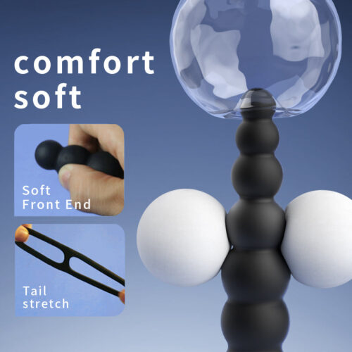 Thrusting Anal Beads with Cock Ring with Remote control - Image 8