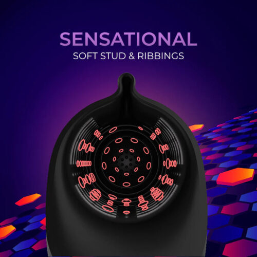 TryFun Stroker mens Glues Exerciser Vibrating Delayed Masturbator with APP control - Image 6