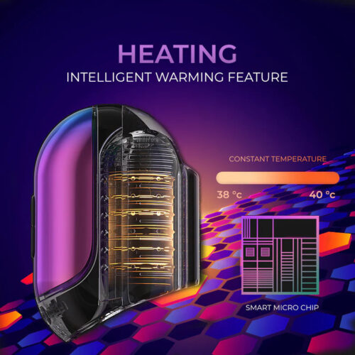 TryFun Stroker mens Glues Exerciser Vibrating Delayed Masturbator with APP control - Image 7
