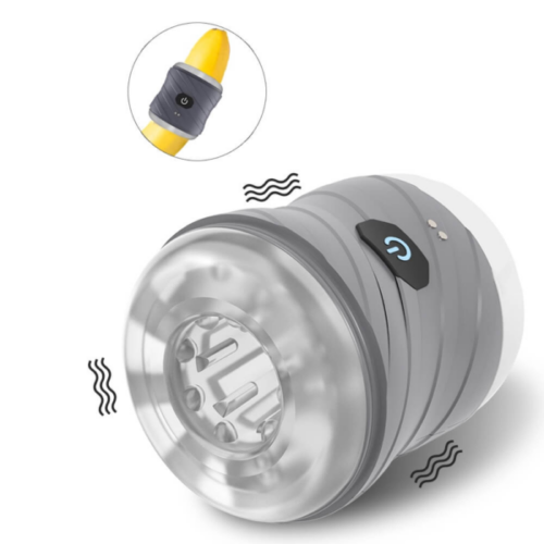 TryFun Vibrating Double Channel Automatic Penis Masturbator - Image 4