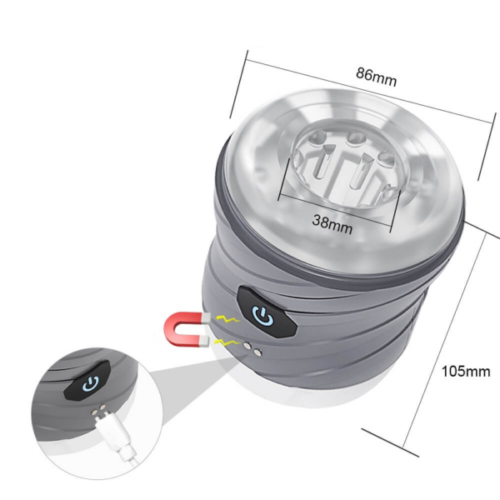 TryFun Vibrating Double Channel Automatic Penis Masturbator - Image 5