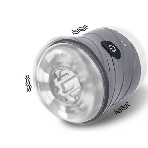 TryFun Vibrating Double Channel Automatic Penis Masturbator - Image 3