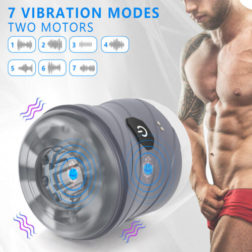 TryFun Vibrating Double Channel Automatic Penis Masturbator - Image 6