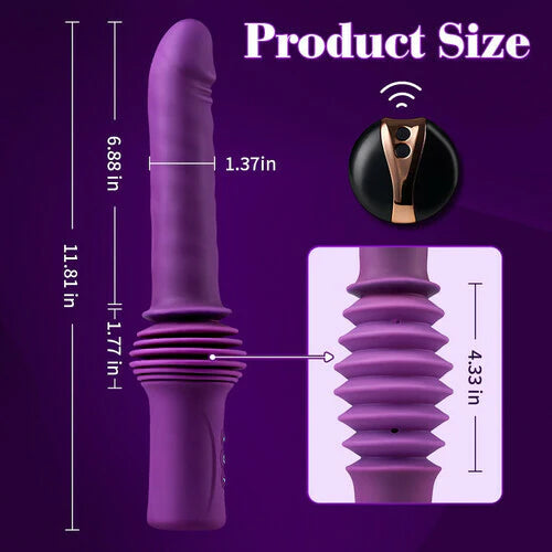 Loveworld Adjustable Base Heating Thrusting Vibrating Dildo Machine - Image 5