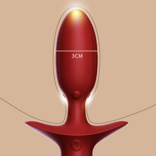 UPKO Remote control Swinging&Vibrating Anal Plug With Fox Fur Tail - Image 11