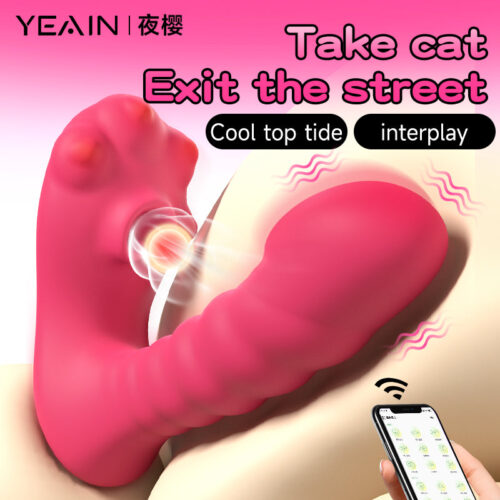 YEAIN Cute cat Paw wearig vibrator clit sucking Toy with App control - Image 7